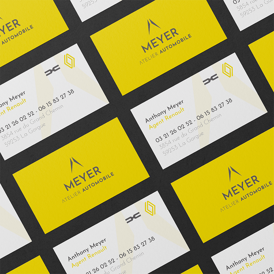 Carte de visite 2 - Atelier Meyer - Agence GUS Carte de visite 2 - Atelier Meyer - Agence GUS