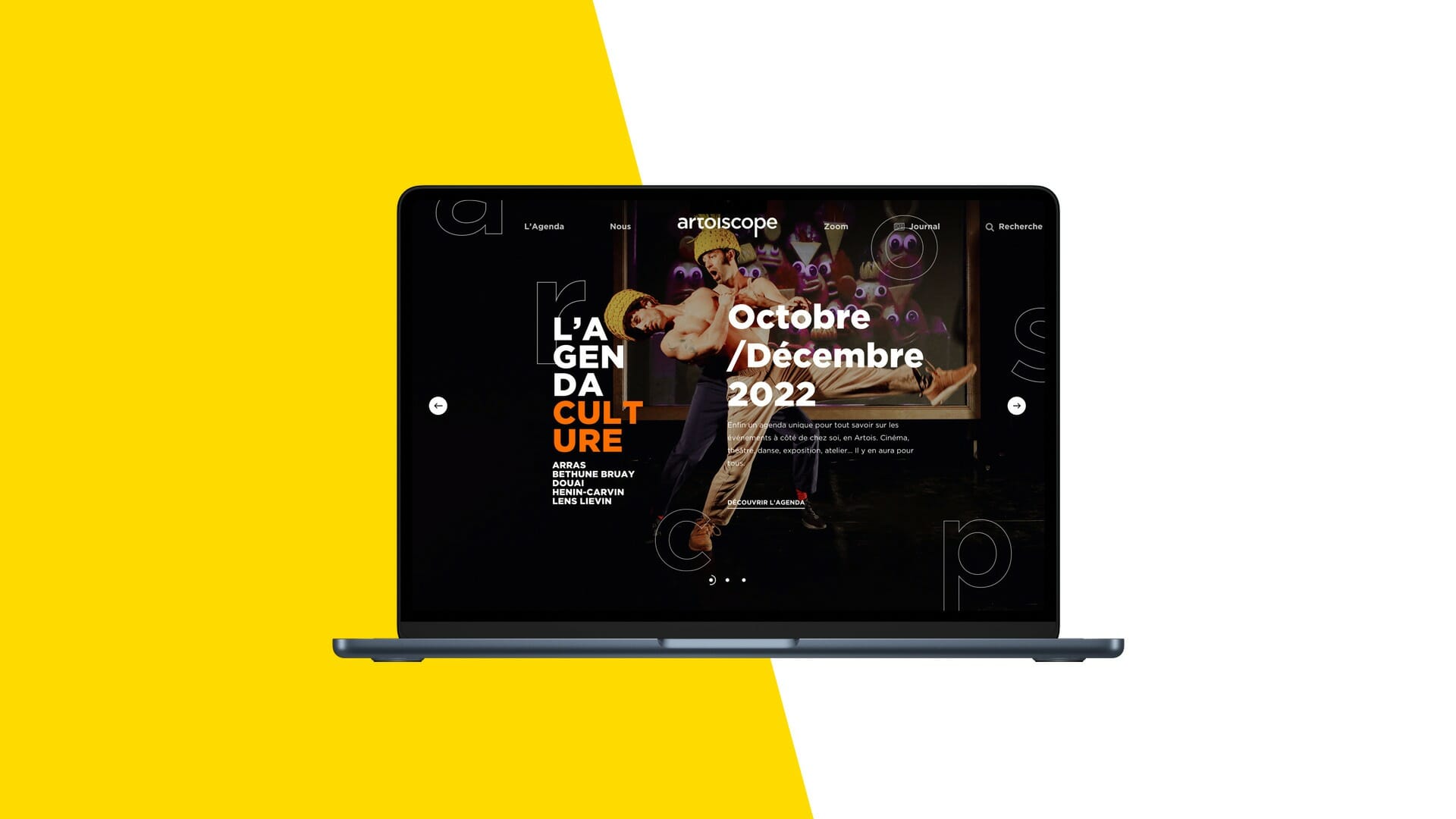 Site internet - Artoiscope - Agence GUS - Béthune