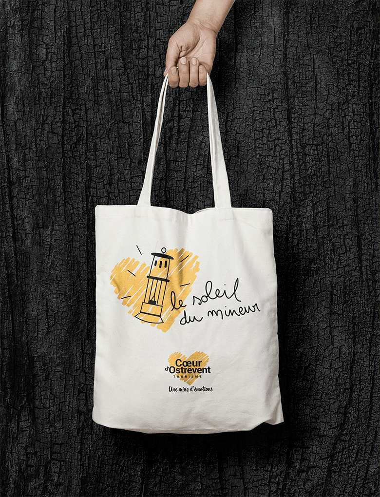 Tote Bag Cœur d'Ostrevent - Agence GUS - Béthune Tote Bag Cœur d'Ostrevent - Agence GUS - Béthune