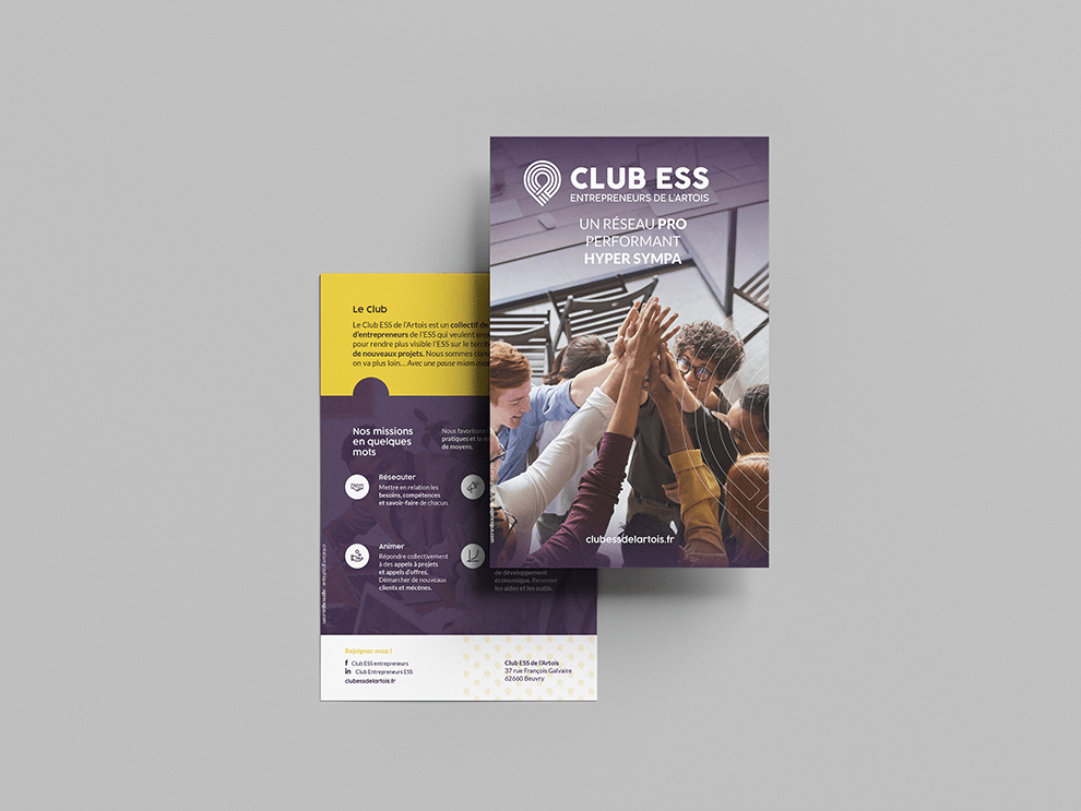 Flyer Club ESS de l'Artois - Agence GUS - Béthune Flyer Club ESS de l'Artois - Agence GUS - Béthune