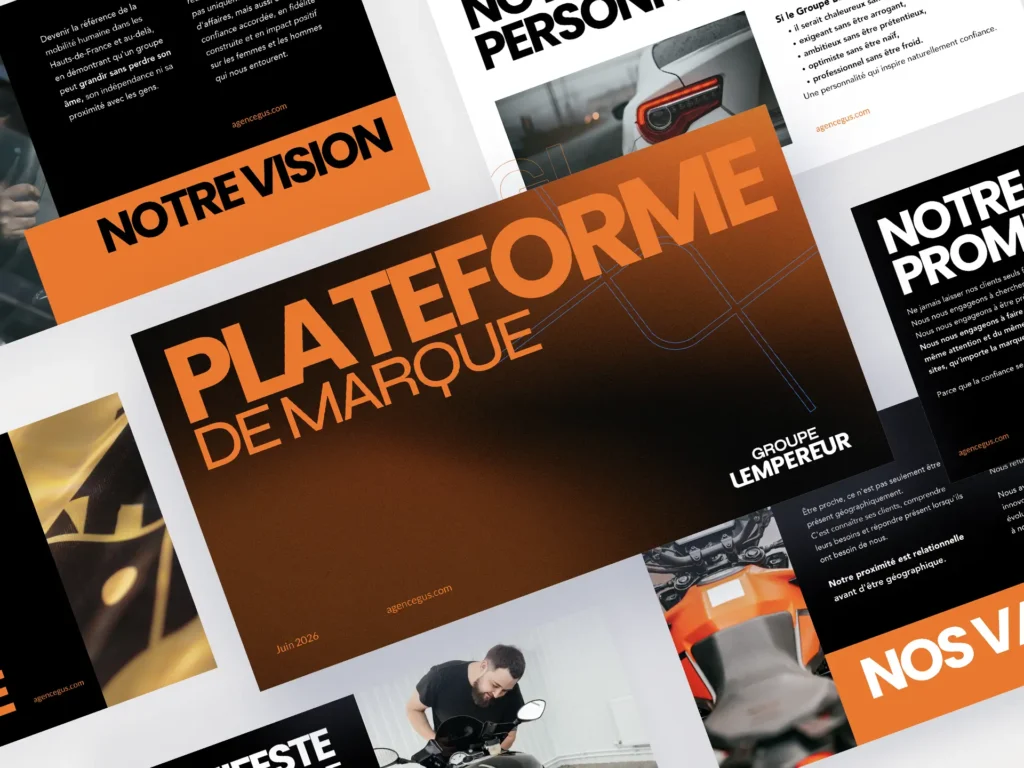 Plateforme de marque - Groupe Lempereur - Agence GUS - Stratégie communication design - Béthune - Hauts-de-France Plateforme de marque - Groupe Lempereur - Agence GUS - Stratégie communication design - Béthune - Hauts-de-France